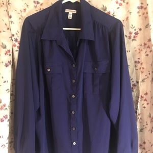 Croft and Barrows Purple Long Sleeve Shirt